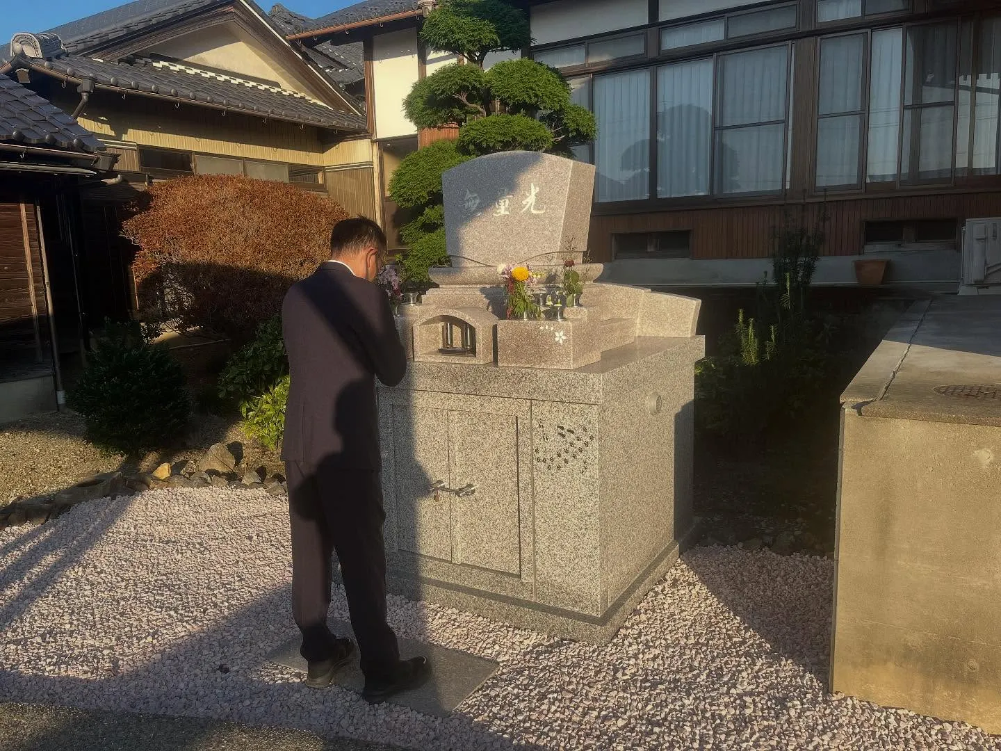 ペットの遺骨を協力寺院に埋葬いたしました（10月）一宮市【瑞...