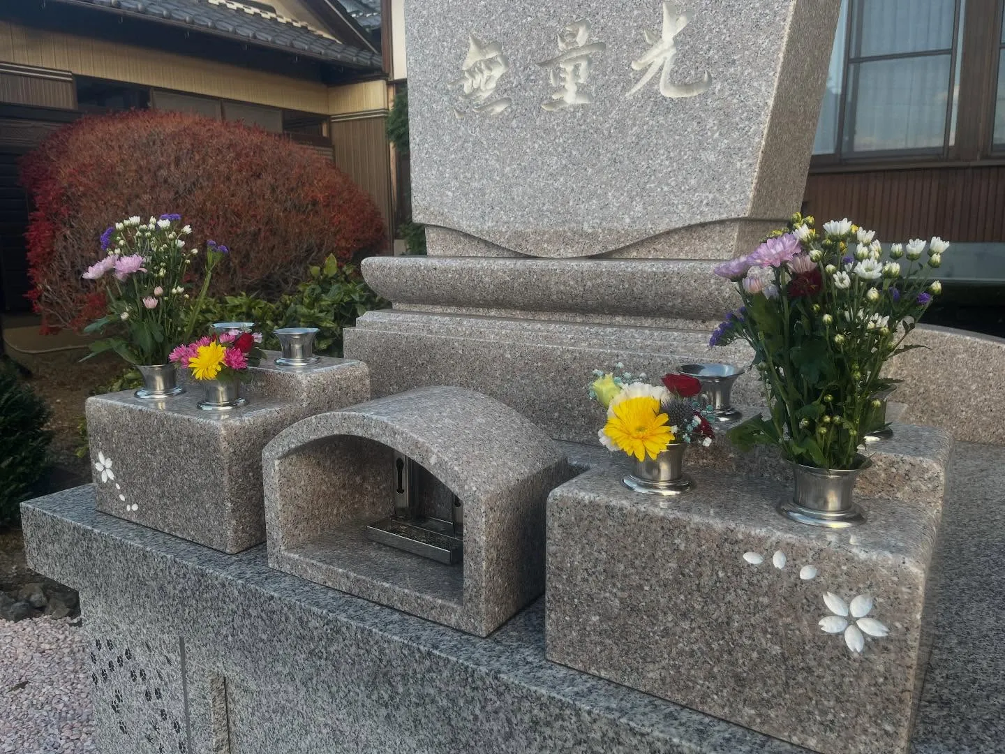 ペットの遺骨を協力寺院に埋葬いたしました（11月）一宮市【瑞...