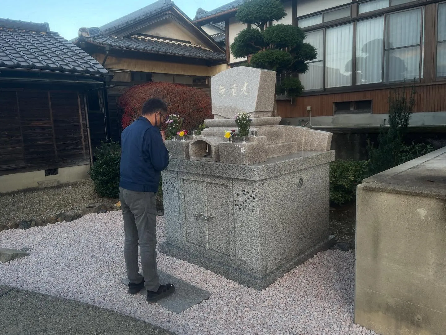ペットの遺骨を協力寺院に埋葬いたしました（11月）一宮市【瑞...