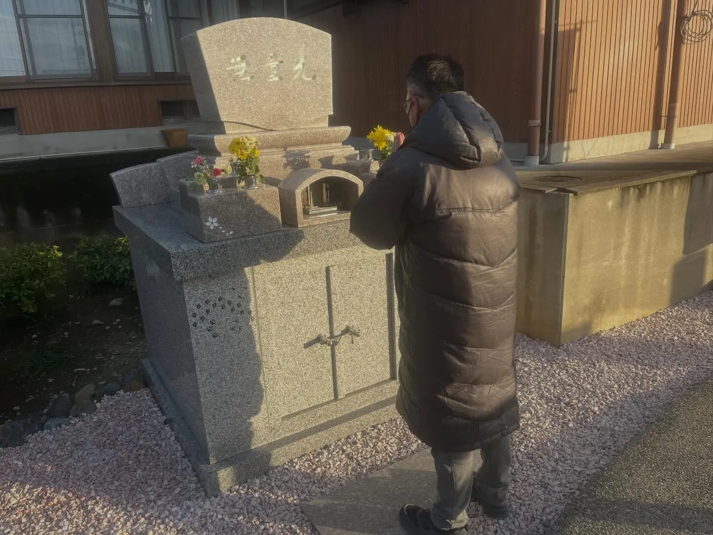 ペットの遺骨を協力寺院に埋葬いたしました（1月）一宮市【瑞仁...