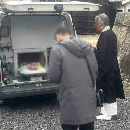中川区の寺院様にてペット葬儀を執り行いました。