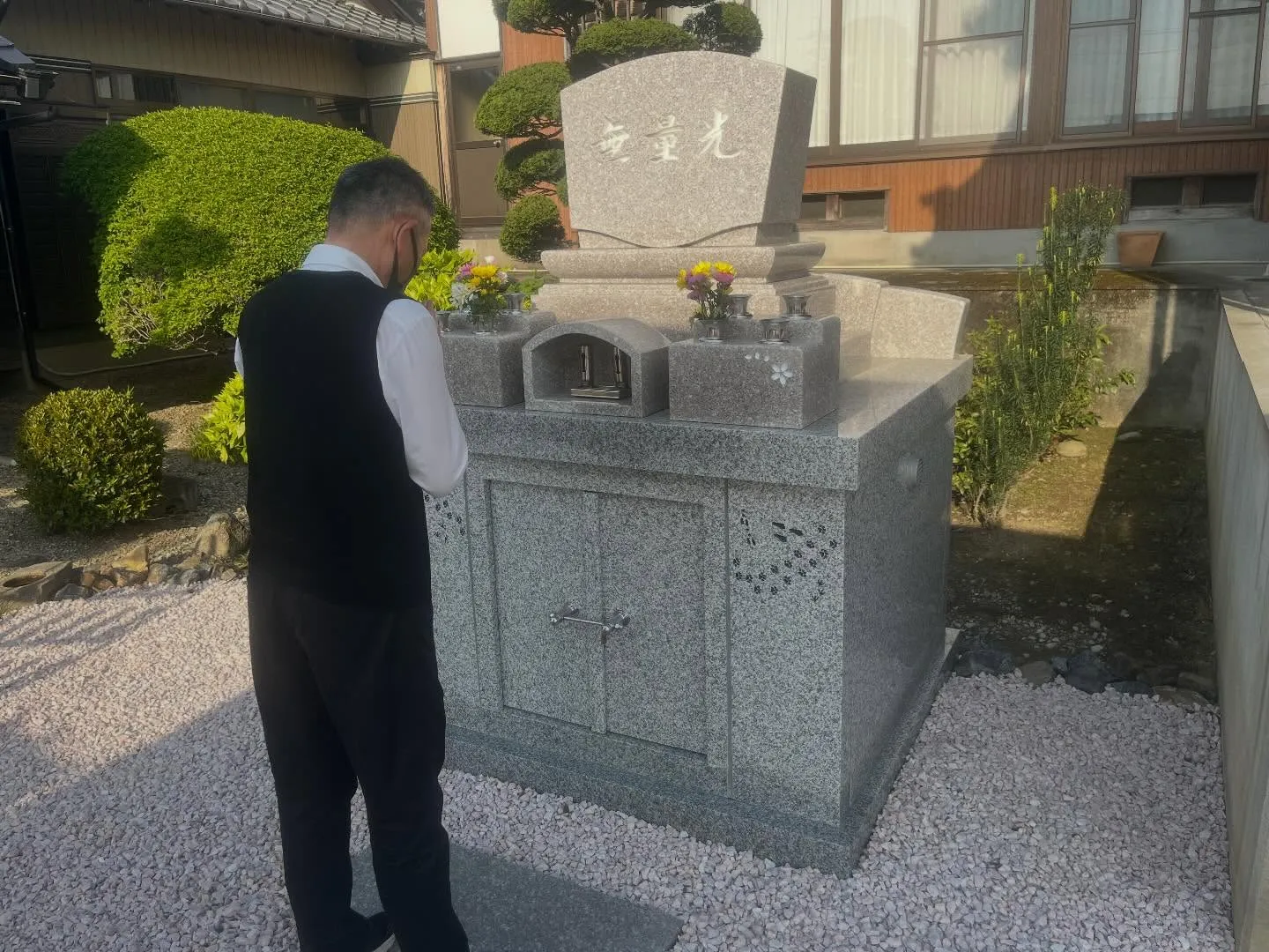 ペットの遺骨を協力寺院に埋葬いたしました（4月）一宮市【瑞仁...