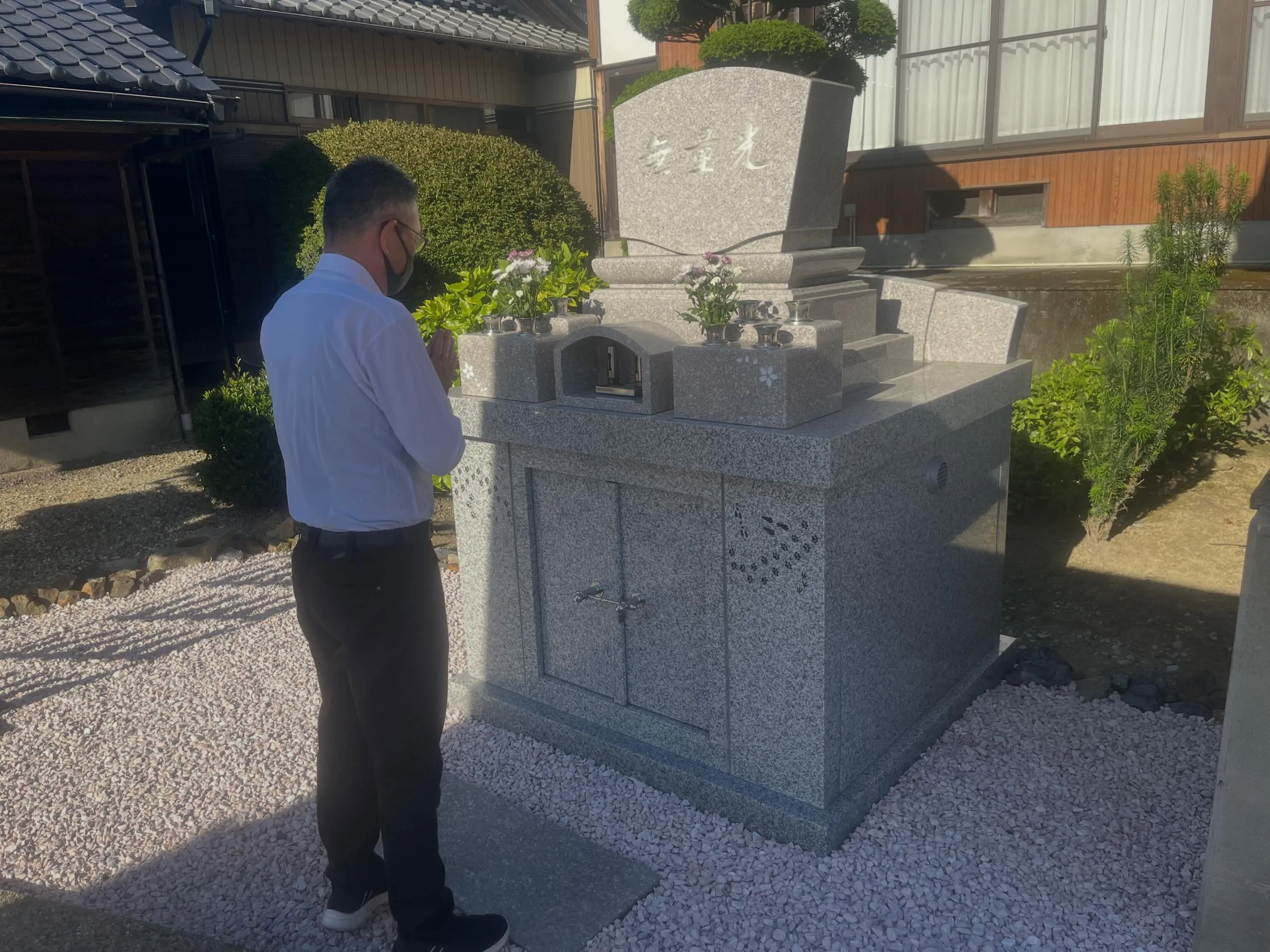ペットの遺骨を協力寺院に埋葬いたしました（5月）一宮市【瑞仁寺】