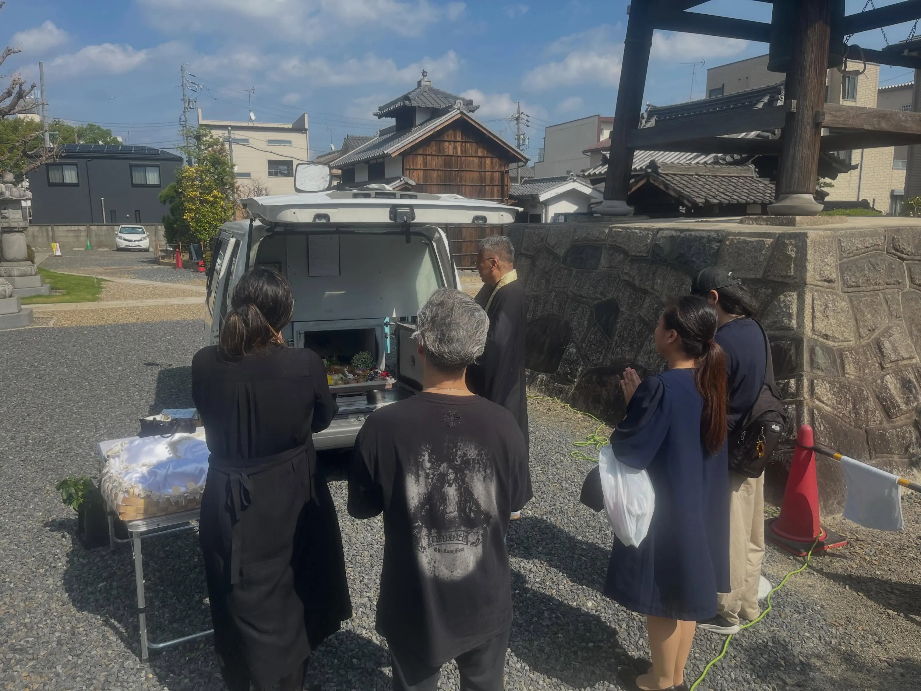 中川区の善行寺さんにて猫🐱の葬儀を執り行いました。