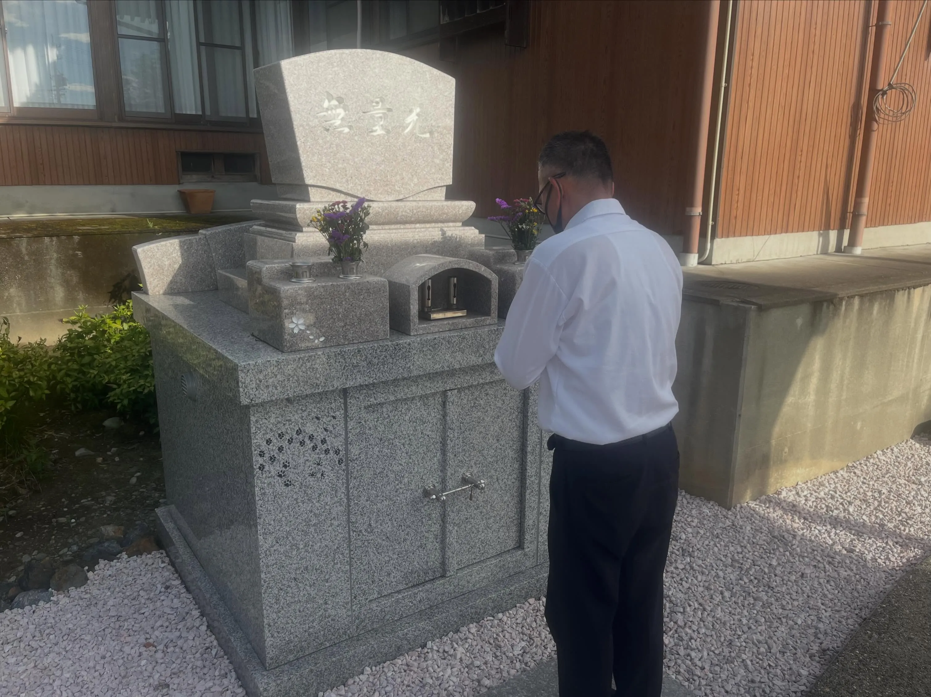 ペットの遺骨を協力寺院に埋葬いたしました（8月）一宮市【瑞仁...